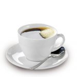 White foam coffee